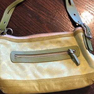 Green Coach purse!